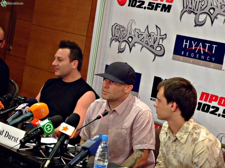 Прес-конференція Limp Bizkit в Києві