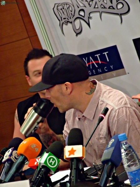 Прес-конференція Limp Bizkit в Києві