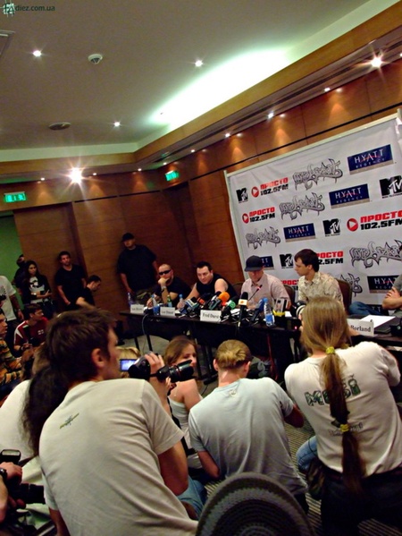 Прес-конференція Limp Bizkit в Києві
