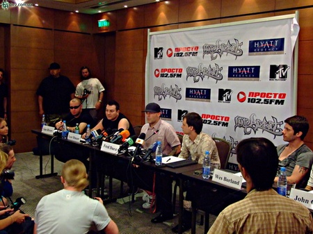 Прес-конференція Limp Bizkit в Києві