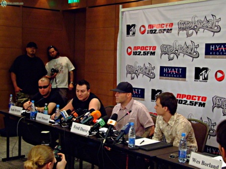 Прес-конференція Limp Bizkit в Києві