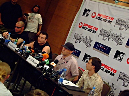 Прес-конференція Limp Bizkit в Києві